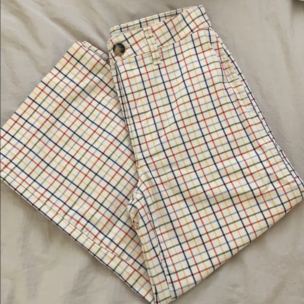 Madewell Emmet Pant in Rainbow Windowpane